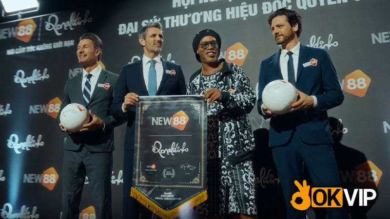 Huyền Thoại Bóng Đá Ronaldinho Trở Thành Đại Sứ New88 cc